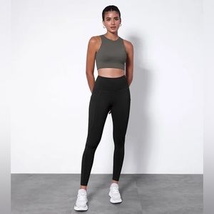 NWT ODODOS 7/8 High Waist Sports Leggings With Pockets